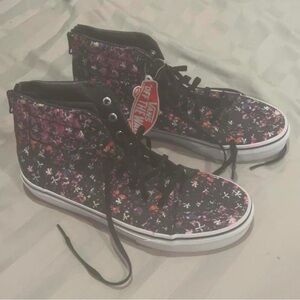 VANS Sk8-Hi Zip Up floral kid high tops